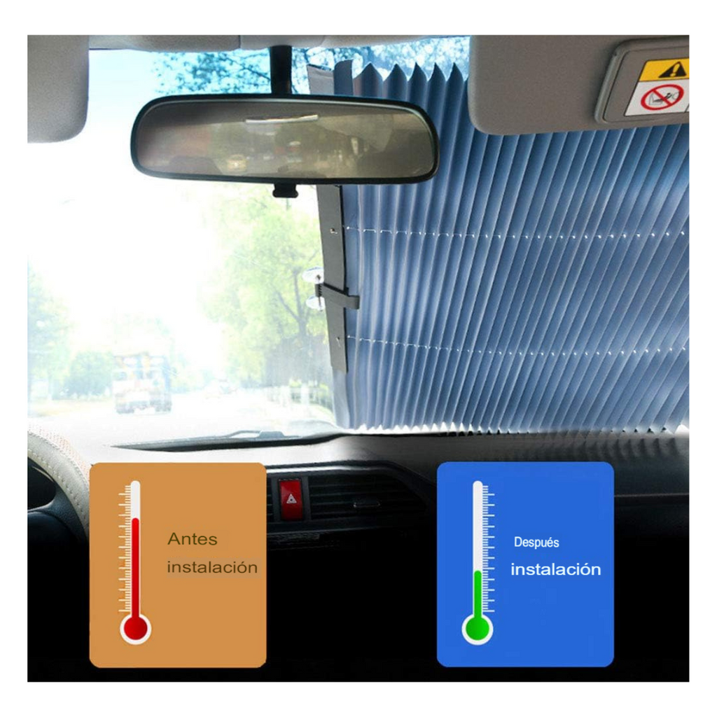 Cortina Plegable de 46 cm para Auto
