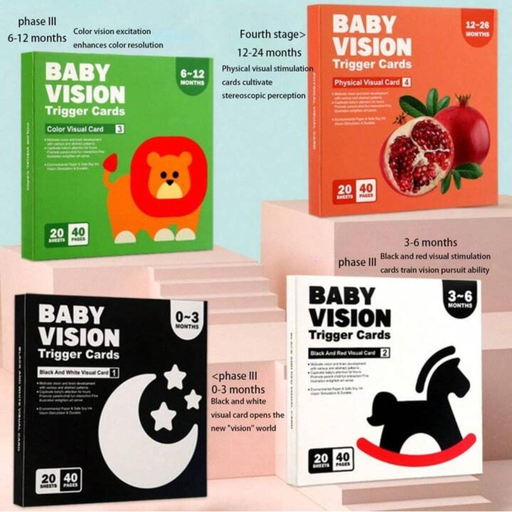TARJETAS SENSORIALES MONTESSORI BEBÉS