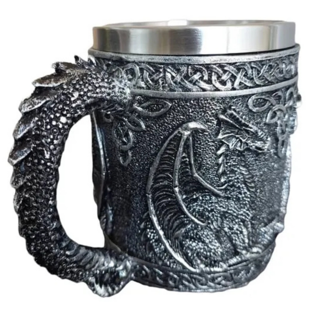 Jarra Medieval de Dúo Dragones