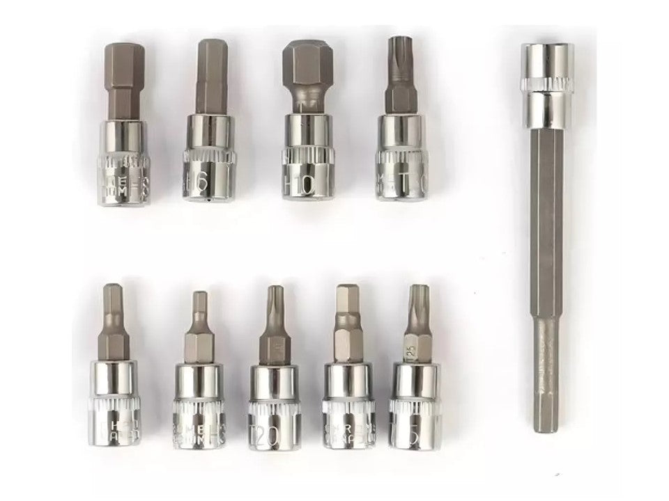Llave Torque 1/4" 11 Piezas 5-25nm