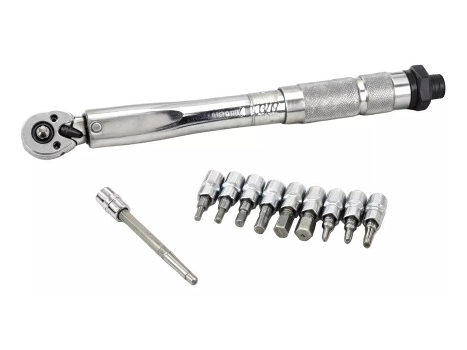 Llave Torque 1/4" 11 Piezas 5-25nm