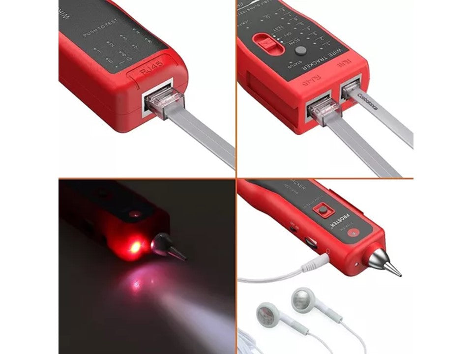 Tester Digital Crimpeadora Rj45 Cat6