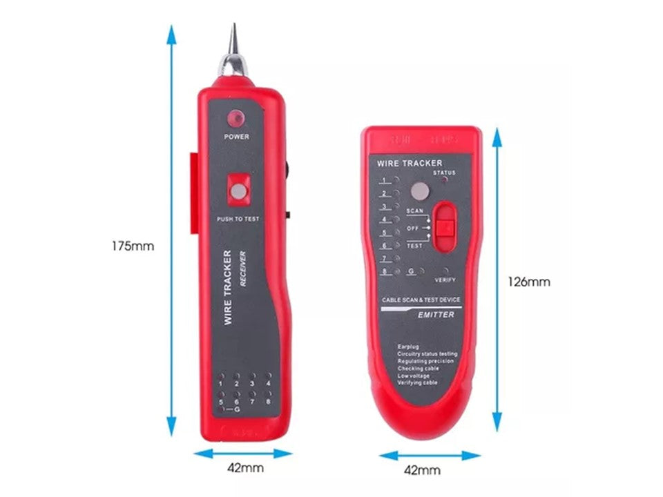 Tester Digital Crimpeadora Rj45 Cat6