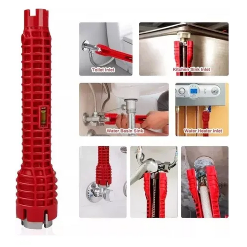 Llave de Tubo Multiuso 8 en 1 – FLUME WR