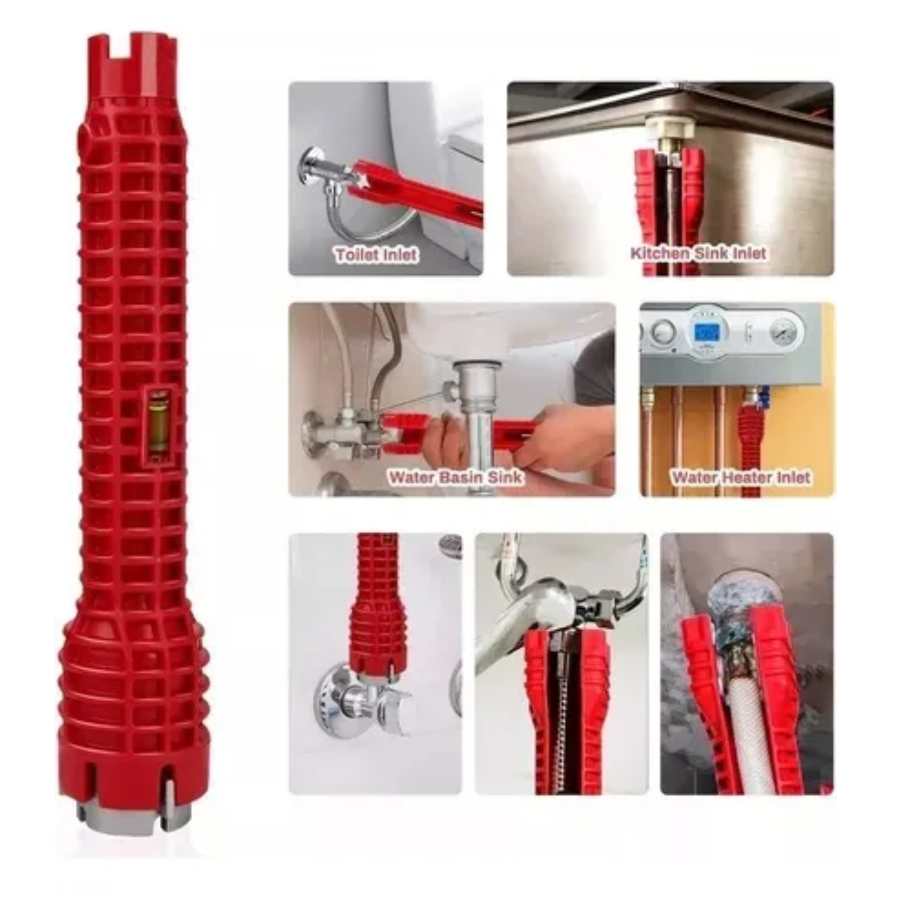 Llave de Tubo Multiuso 8 en 1 – FLUME WR