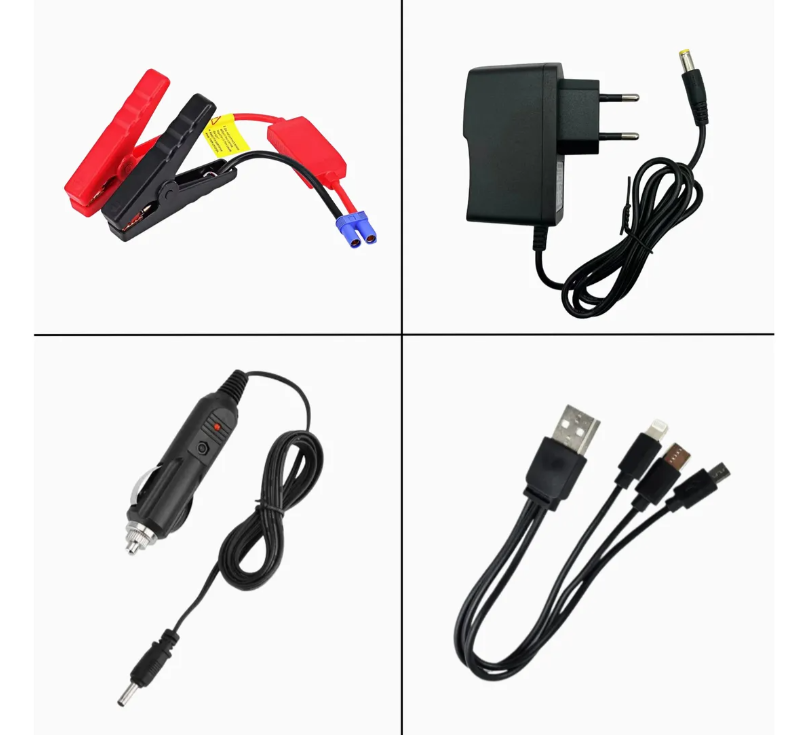 Partidor Auto Power Bank rojo 68.800mAh