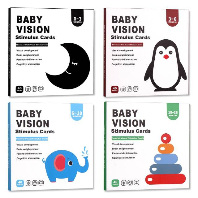 TARJETAS SENSORIALES MONTESSORI BEBÉS